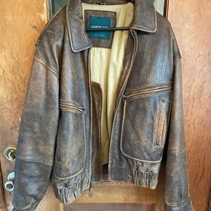 Andrew Marc mens leather jacket